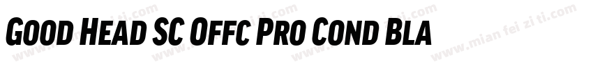 Good Head SC Offc Pro Cond Black字体转换